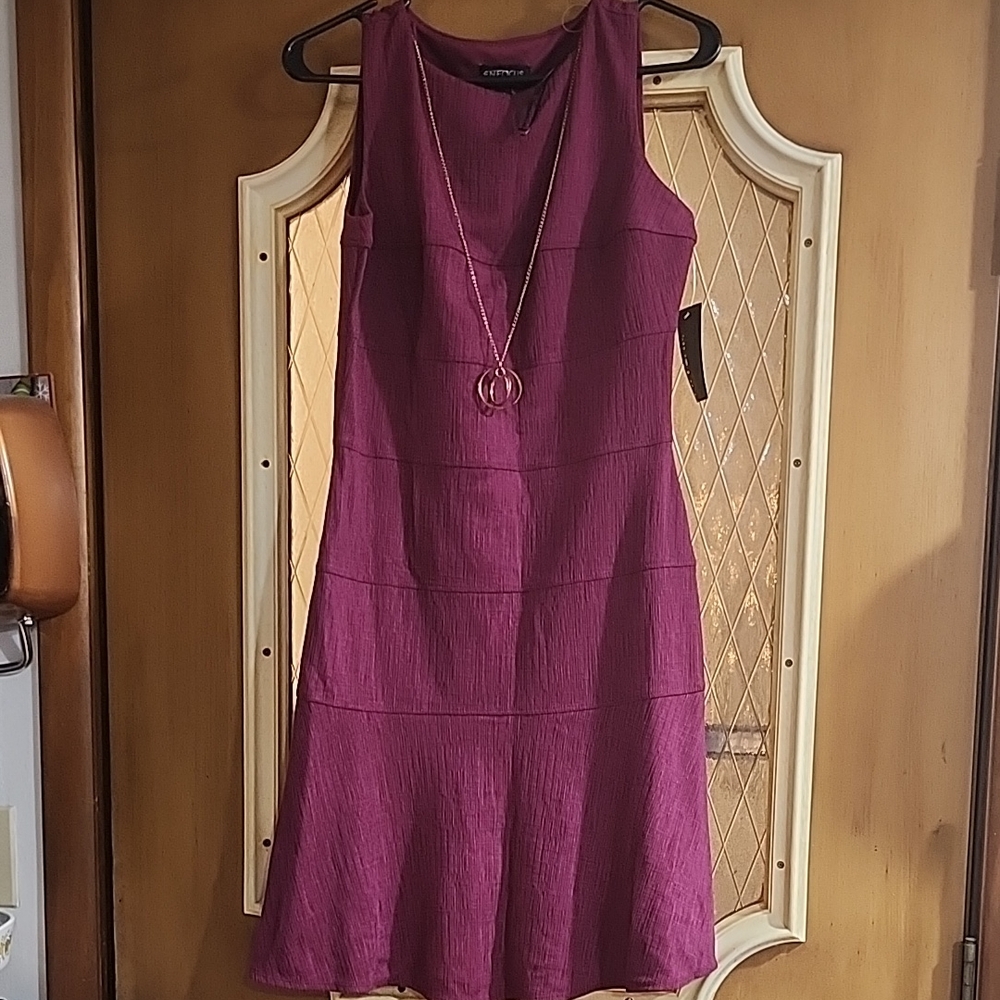 Enfocus Studio Purple Midi Dress